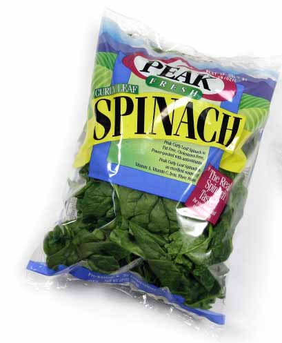 Peak fresh spinach
